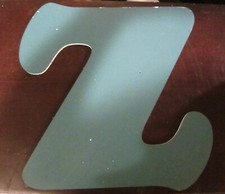 Large Plastic Letters Indoor / Outdoor 14" Paint able "z" 1/4" Thick