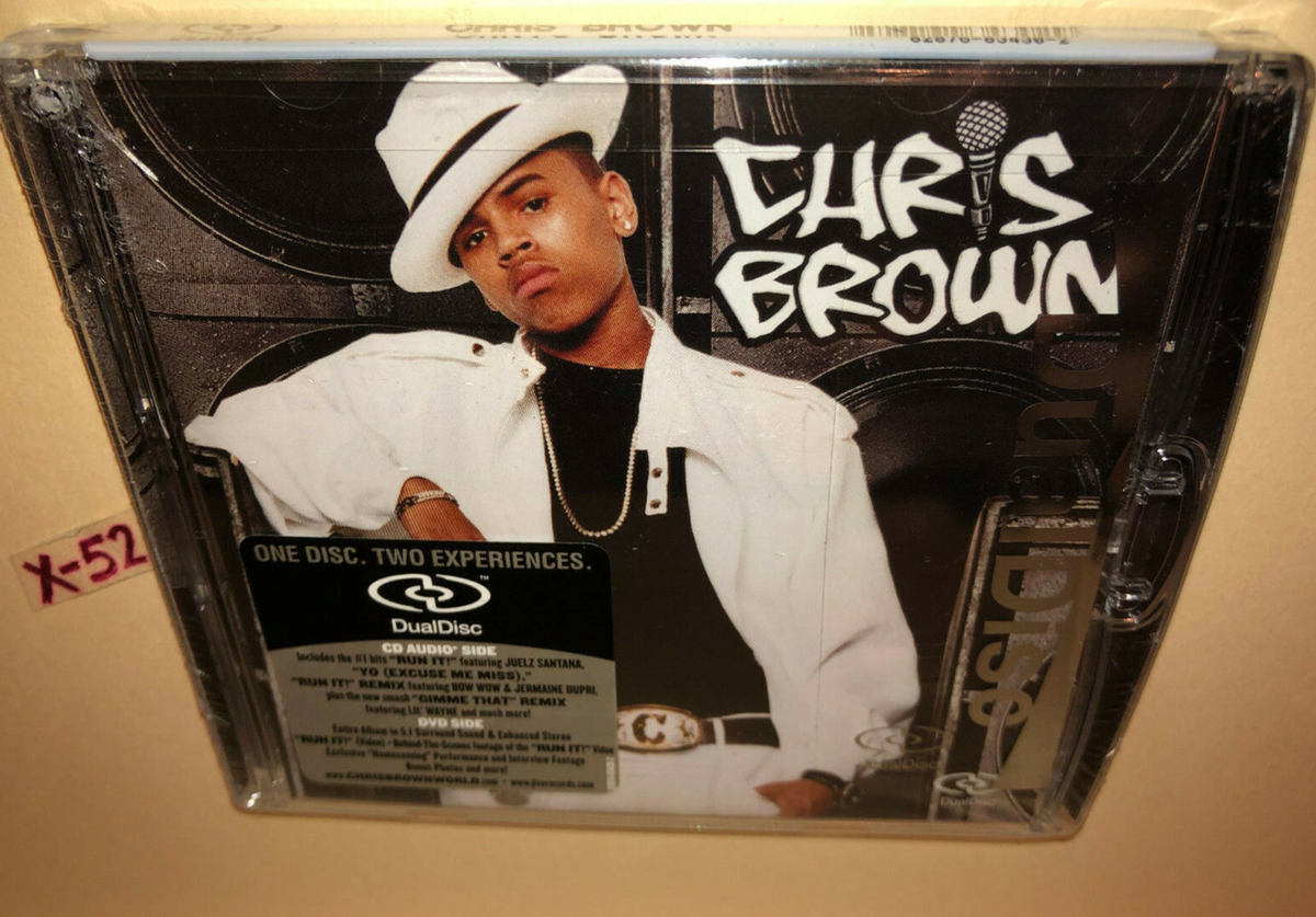 Chris Brown Self-Titled DualDisc 新品未開封 Chris Brown DualDisc (CD DVD on one disc) debut album Lil Wayne J