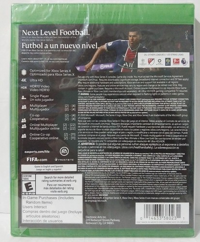 EA Sports FIFA 21 Next Level Edition Xbox Series X **NUEVO SELLADO** - Imagen 3 de 3