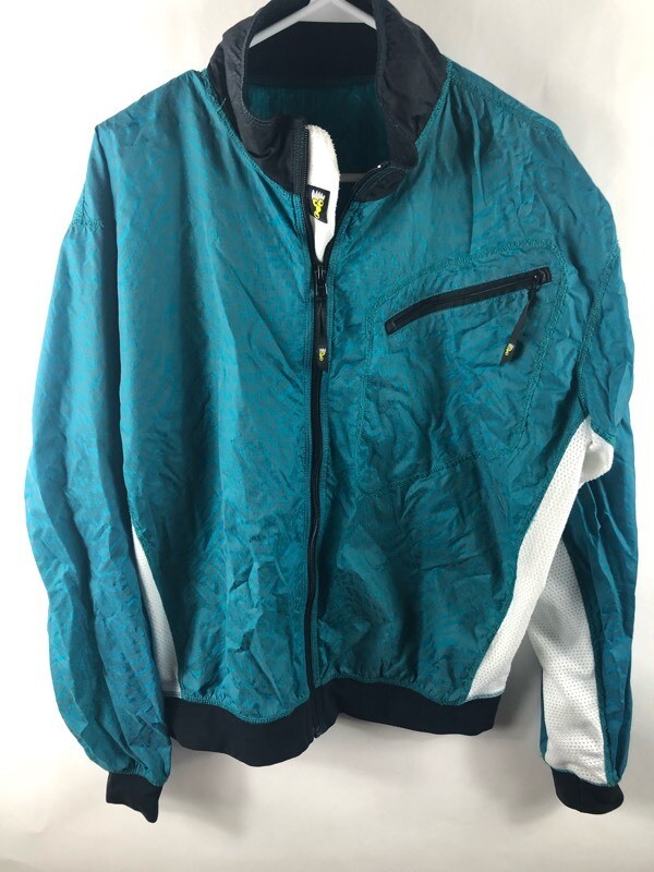 Adidas Women's Illuminite Blue Windbreaker Jacket Full Zip Pockets