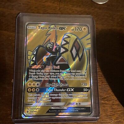 Pokémon Lendário Tapu Koko Gx Full Art Guardiões Ascendentes