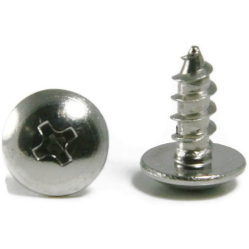 250 Pcs #8 X 3/4 Inch Phillips Truss Head Screws - 316 Stainless Steel Sheet Metal