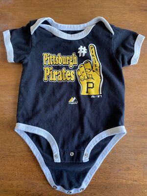 MLB PITTSBURGH PIRATES INFANT Baby OUTFIT One Piece 6-9