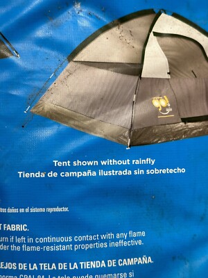 Coleman 4 person green dome tent