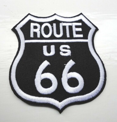 P6 Route 66 Icon of America Historic Highway Bügelbild Patch