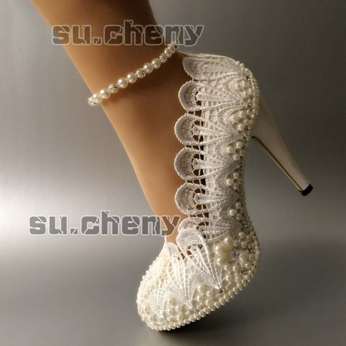Scarpe Da Sposa Con Perle - Italia - Foto 10