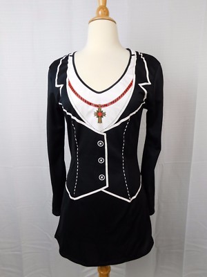 Leg Avenue Sexy Vampire Bodycon Dress Halloween Costume Small Black