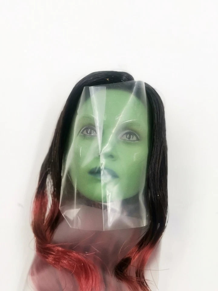 Figura 1/6 Cabeza Esculpida Para Hot Toys HT MMS483 Gamora 2.0 Guardianes de la Galaxia Foto 2 de 2