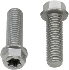 Bolt Motorcycle Hardware Torx Hex Head Flange Bolts M8 x 25mm 10-Pack