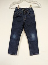 Boys Cat  Jack Straight Adjustable Waist Blue Jeans size 5T