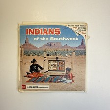 Vintage View Master Indians of the Southwest Packet B721 3 Reels Sleeve Booklet