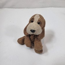 Russ Berrie Luv Pets BAILEY Puppy Hound Dog Brown Beanbag Plush