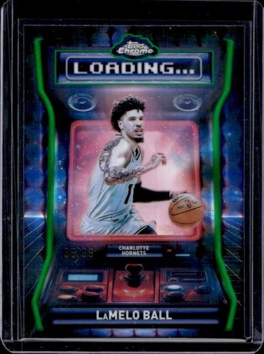2025 Topps Chrome LaMelo Ball Refractors Green (RAW)