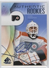 2024 Upper Deck SP Game Used Authentic Rookies Blue Ivan Fedotov #217 Auto 3ut