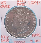 1884 S Morgan Silver Dollar High Grade Genuine U. S. Mint Rare Key Coin 5129
