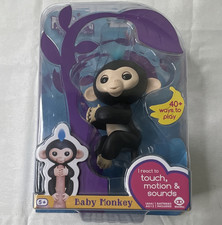 WowWee Fingerlings Baby Monkey Finn Interactive Toy Reacts to Touch Motion
