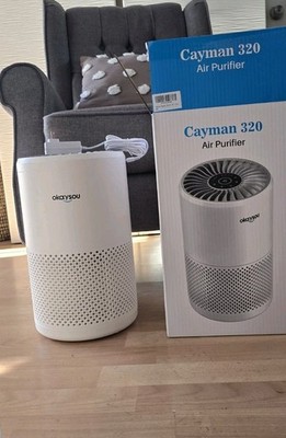 Okaysou Cayman 608 HEPA Air Purifier for Home Large Room White New Sealed Box