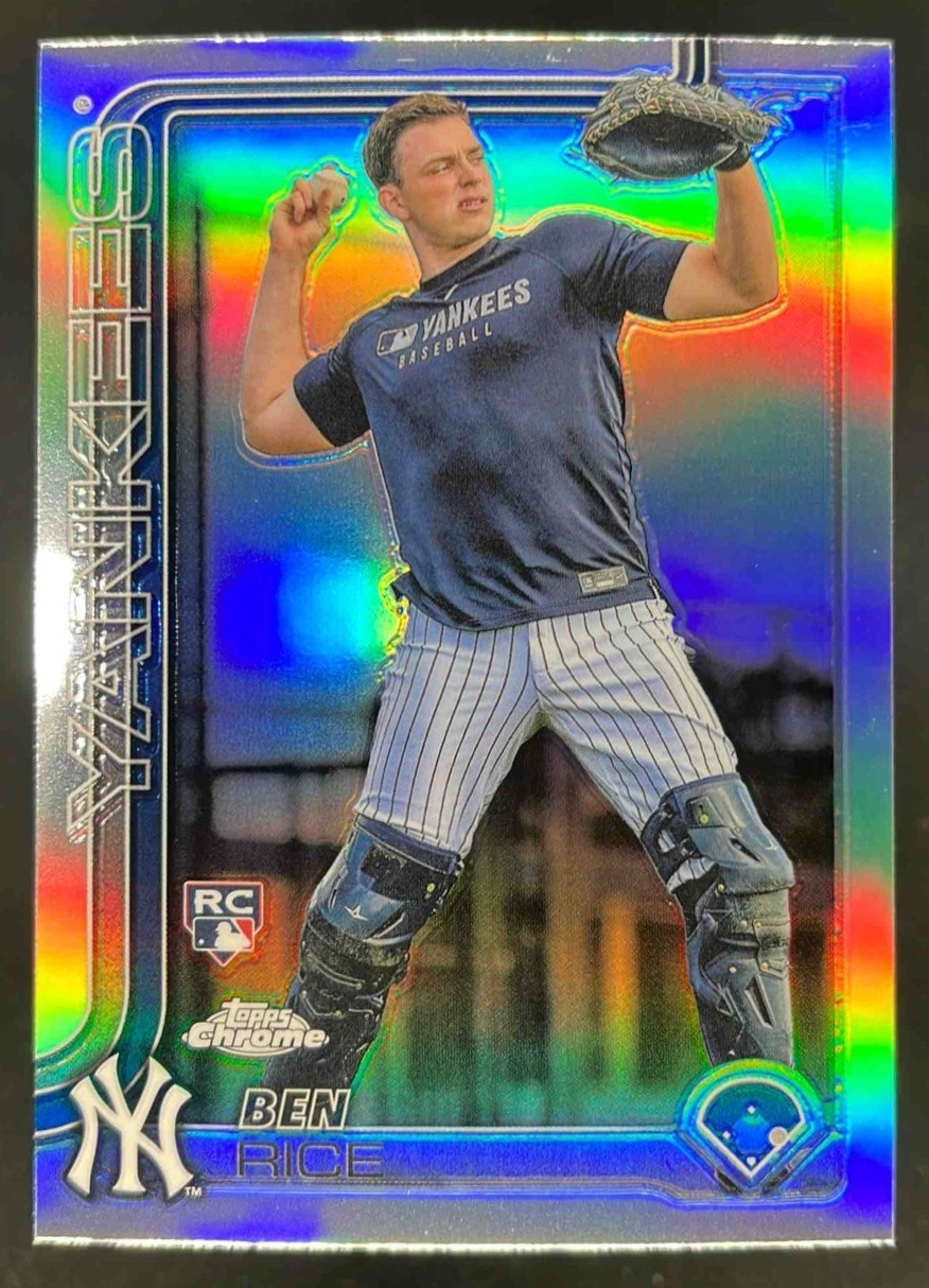 2025 Topps Chrome #139 Ben Rice RC Image Variation SP