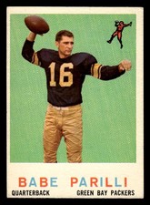 1959 Topps Football Babe Parilli #107 VG/EX Green Bay Packers