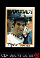 Detroit Tigers Steve Kemp #18 Topps Baseball Near Mint or Better