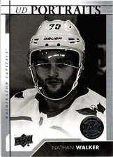2017-18 Upper Deck UD Portraits Nathan Walker Washington Capitals #P-81