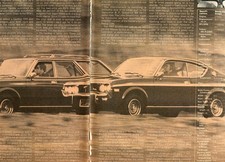 1974 MAZDA RX-4 HARDTOP & WAGON 2 PG ROAD TEST ARTICLE ROTARY 