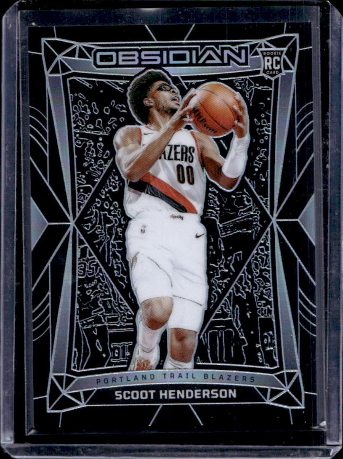 2023-24 Obsidian Scoot Henderson RC Rookie #2 Trail Blazers