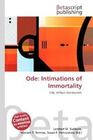 Lambert M. Surhone (U. A.) | Ode: Intimations Of Immortality | Taschenbuch