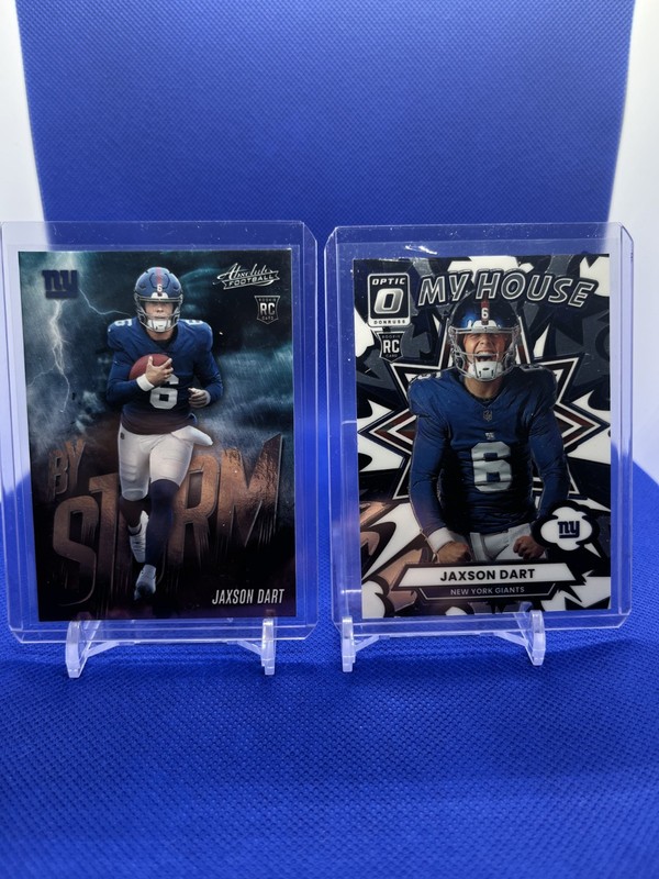 jaxson dart 2 card rookie lot