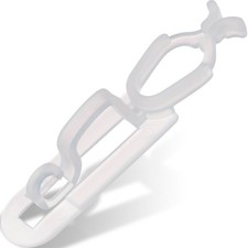 Ourtroness Christmas Light Gutter Clip Outdoor Shingle Clips 120 Pieces Holid...