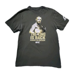 Reebok UFC Conor McGregor 'The King Is Back' Green MMA Shirt Size Small