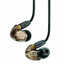 Shure SE535 Headphone Human Voice 3.5mm HiFi Sound Isolating SE 535 Earphone
