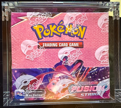 Fusion Strike Booster Box Pokemon Sword & Shield NEW SEALED - w/ Acrylic  Case