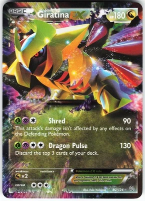 Giratina EX 92/124 Pokemon Dragons Exalted Holo Ultra Rare NM - Image 1 of 3