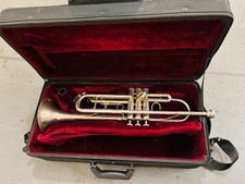 Besson London 1000 Trumpet with Case – Used, Dents, May Need Service