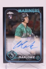 2024 Topps Chrome Cade Marlowe Rookie Card RC Auto Autograph #RA-CMA Mariners