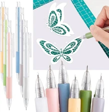 6Pcs Art Cutting Tool Knife Pen Craft Paper Cutter Pen Carving Tools for DIY Kit