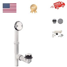 Touch-Toe Tub and Bath Drain Kit, Chrome, 1-Pack 51930