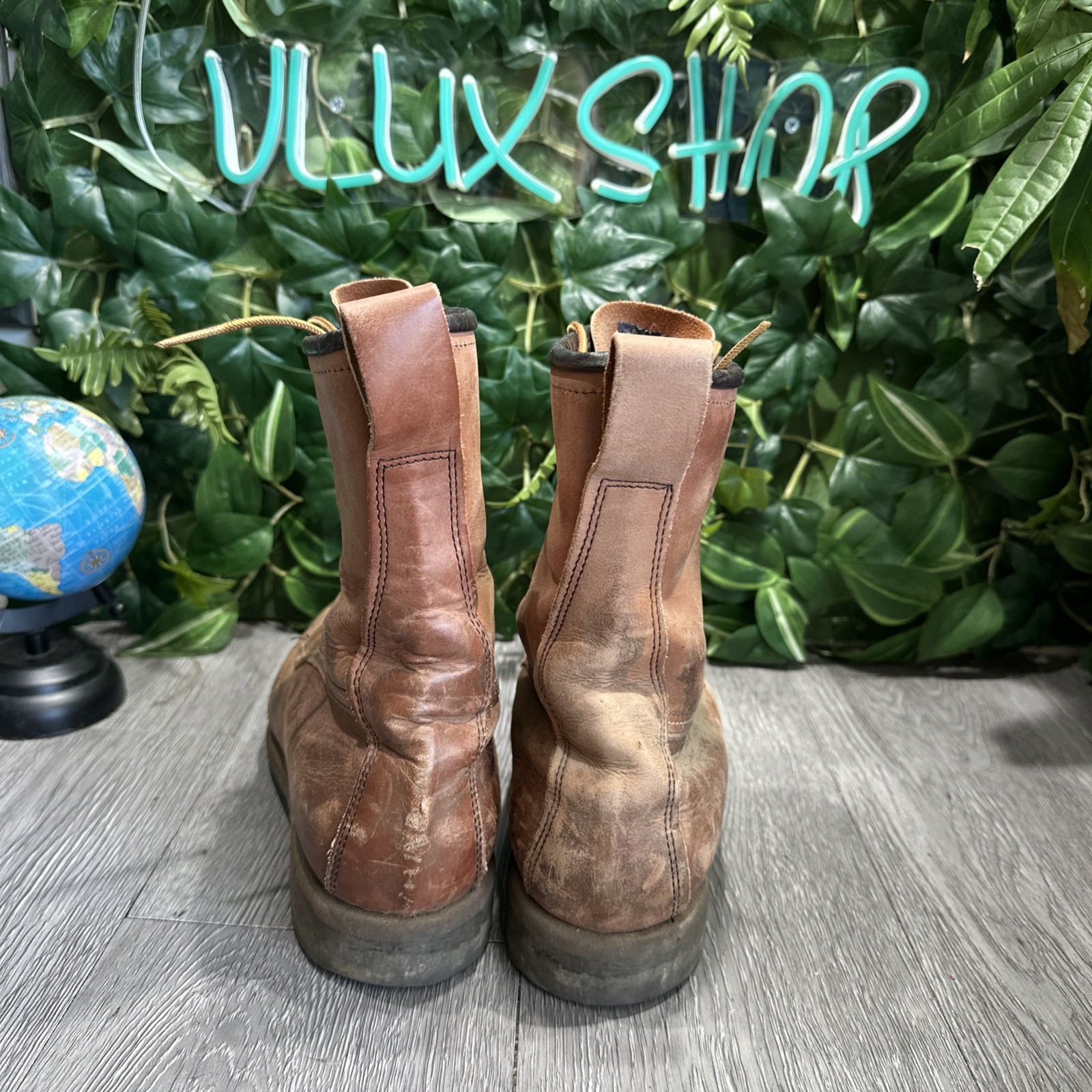 Vintage Mason Chippewa Falls Wisconsin Velvet-Eez Boots Leather USA Men’s 6.5 D