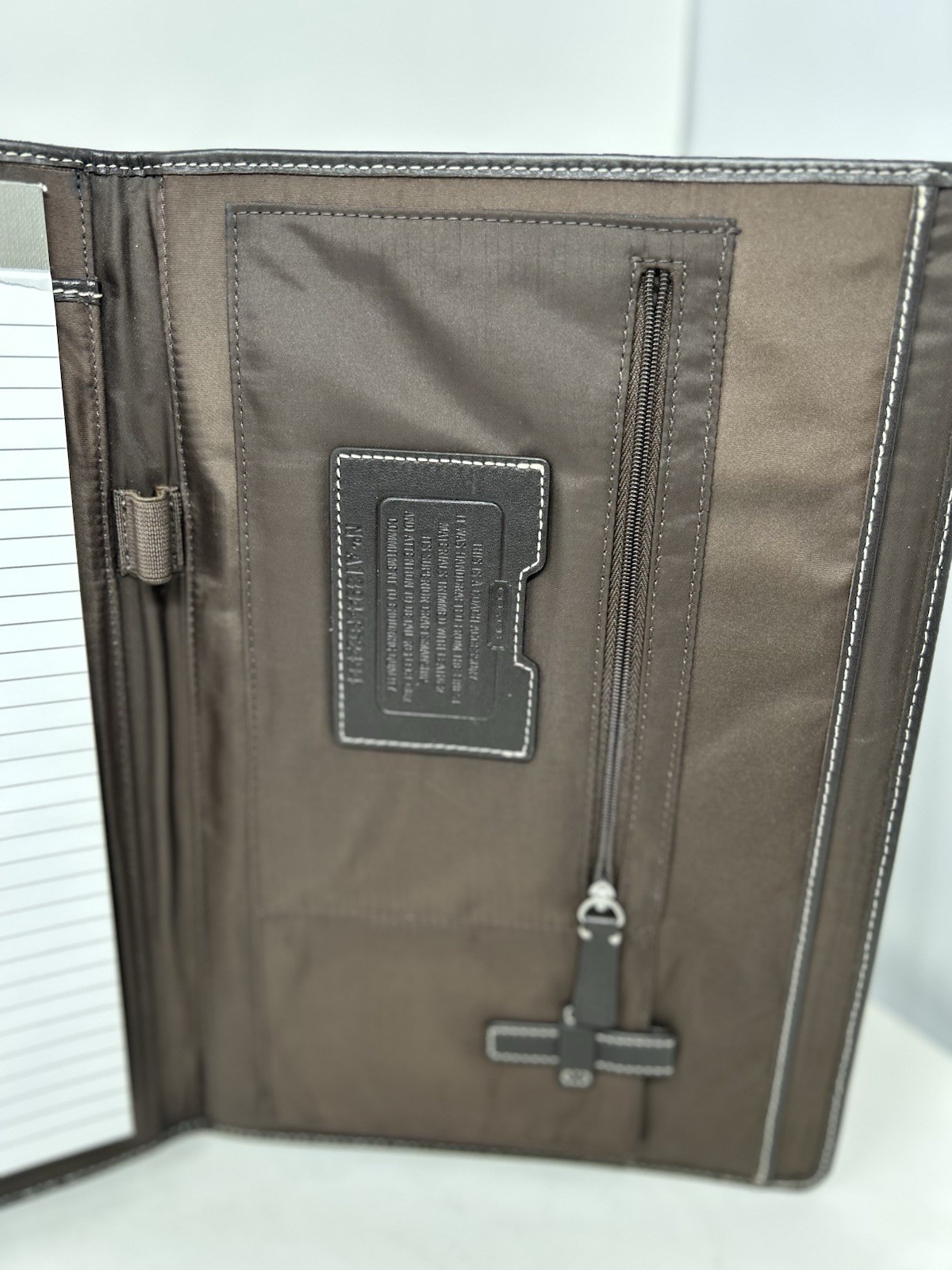 Coach professional folio three section signature … - image 3