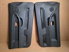 BMW E36 Black 3-Series Coupe 2 Door Front Set Door Panel Trim 323 325 328 M3 OEM