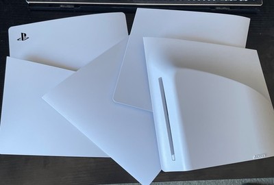 NEW OEM Sony PS5 / PlayStation 5 Pro Cover Plates Disc + Digital Version | White