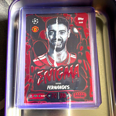 Topps Match Attax 20th Anniversary Enigma EN-BF Bruno Fernandes Man United