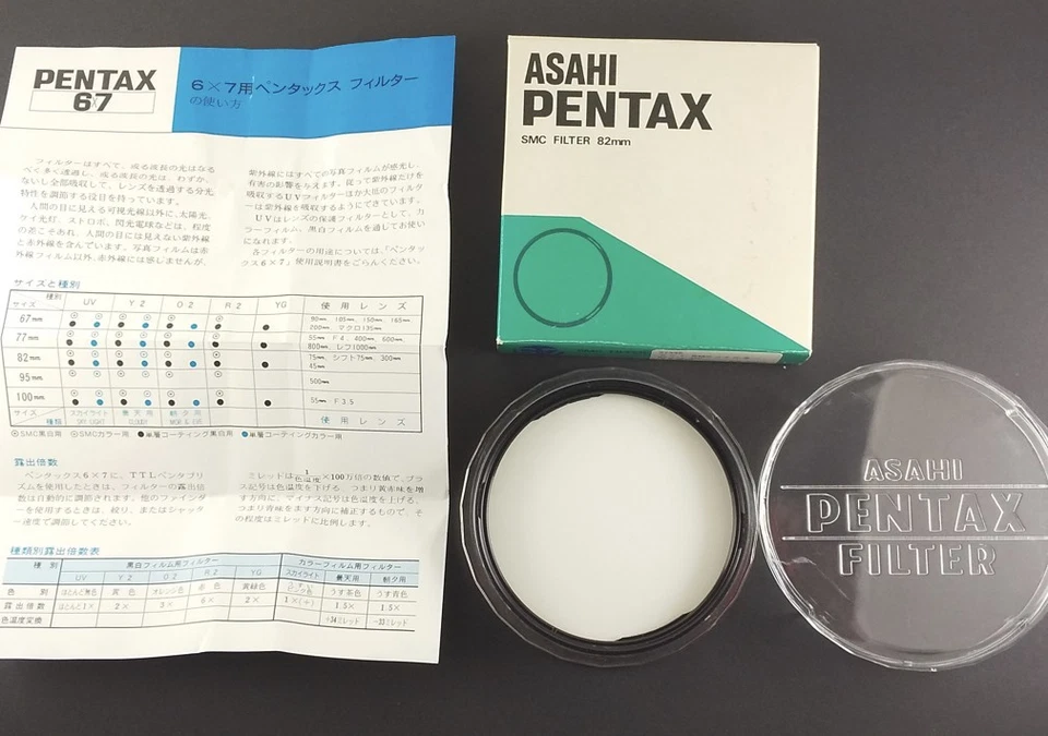 Box [MINT] Pentax 6x7 82mm Skylight SMC UV Lens Filter For 45 75 300 From JAPAN - Image 3 of 4