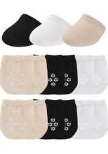  9 Pairs Breathable Half Socks for Heels Invisible Toe Topper Seamless