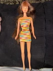 Bead Blast Barbie Brunette Doll Mattel Vintage 1997 Red Head Ginger Brown