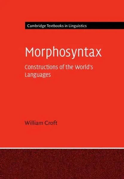 William Croft | Morphosyntax | Buch | Englisch (2022) | Gebunden-image