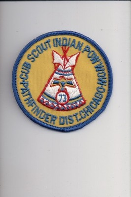 1973 Pathfinder District Chicago Cub Scout Indian Pow Wow patch