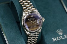 Rolex Lady-Datejust 6917 Tiger Eye Dial President 18K Original Papers Circa 1975 11