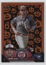2023 Topps Update Jack-O'-Lantern Foil Jake Alu #US25 17nn